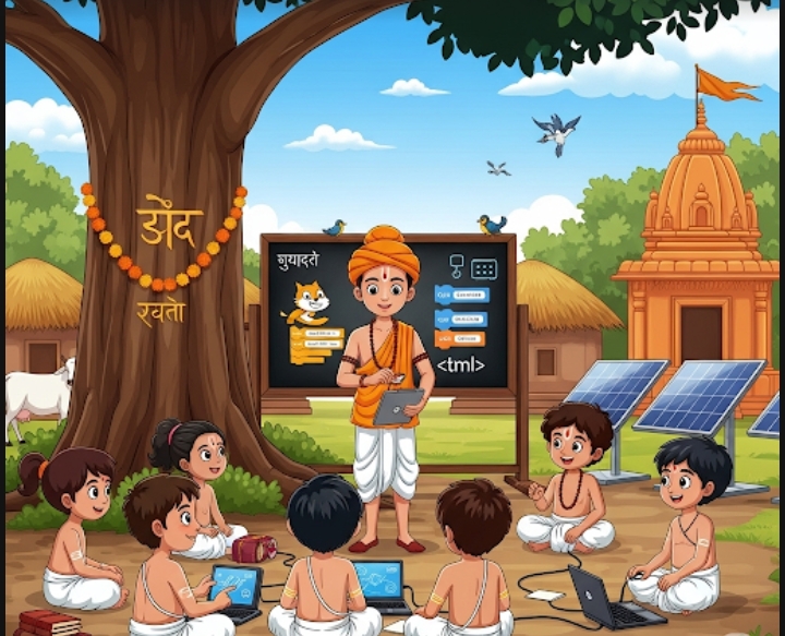 Outdoor learning at Gurukul